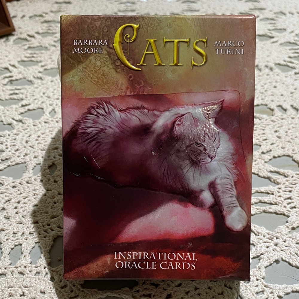 Cats Oracle Cards by - Pink and Purple